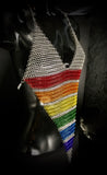 RAINBOW CHAINMAIL FESTIVAL 'V' SHIRT