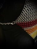 RAINBOW CHAINMAIL FESTIVAL 'V' SHIRT