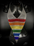 RAINBOW CHAINMAIL FESTIVAL 'V' SHIRT