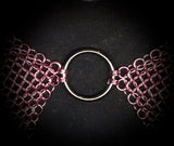 PINK CHAINMAIL STYLE BRA FESTIVAL SHIRT