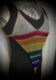 RAINBOW CHAINMAIL FESTIVAL 'V' SHIRT