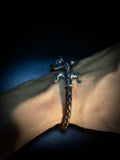 LEATHER LIZARD BRACELET SET