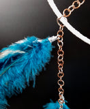 TURQUOISE AND HONEY DREAM CATCHER