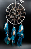 TURQUOISE AND HONEY DREAM CATCHER