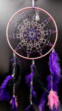 PURPLE AND PINK DREAM CATCHER