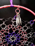 PURPLE AND PINK DREAM CATCHER