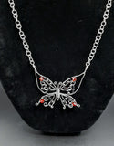 GERMAN SILVER BUTTERFLY SET