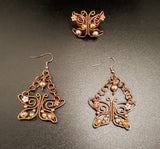 COPPER BUTTERFLY SET