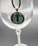 SILVER AND TEAL DRAGONS EYE