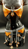 ORANGE FLOWER SCALEMAIL SET