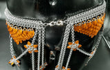 ORANGE FLOWER SCALEMAIL SET