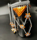 ORANGE FLOWER SCALEMAIL SET