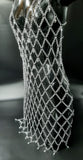 CHAINMAIL DRESS WITH GLASS BEADS