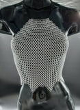 CHAINMAIL CLUB HALTER TOP