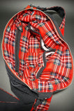 'RED PLAID' PURSE