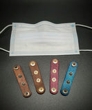 LEATHER 'EAR SAVER' MASK CLIPS- 2 in 1 (7")