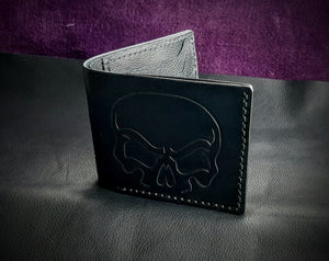 LEATHER SKULL WALLET (style #1)