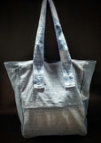 LIGHT BLUE DENIM ‘to go’ bag