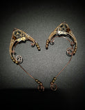 ANTIQUE COPPER, GOLD AND GEARS ELF EARS