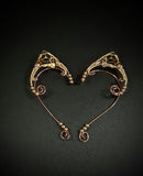 ANTIQUE COPPER, GOLD AND GEARS ELF EARS